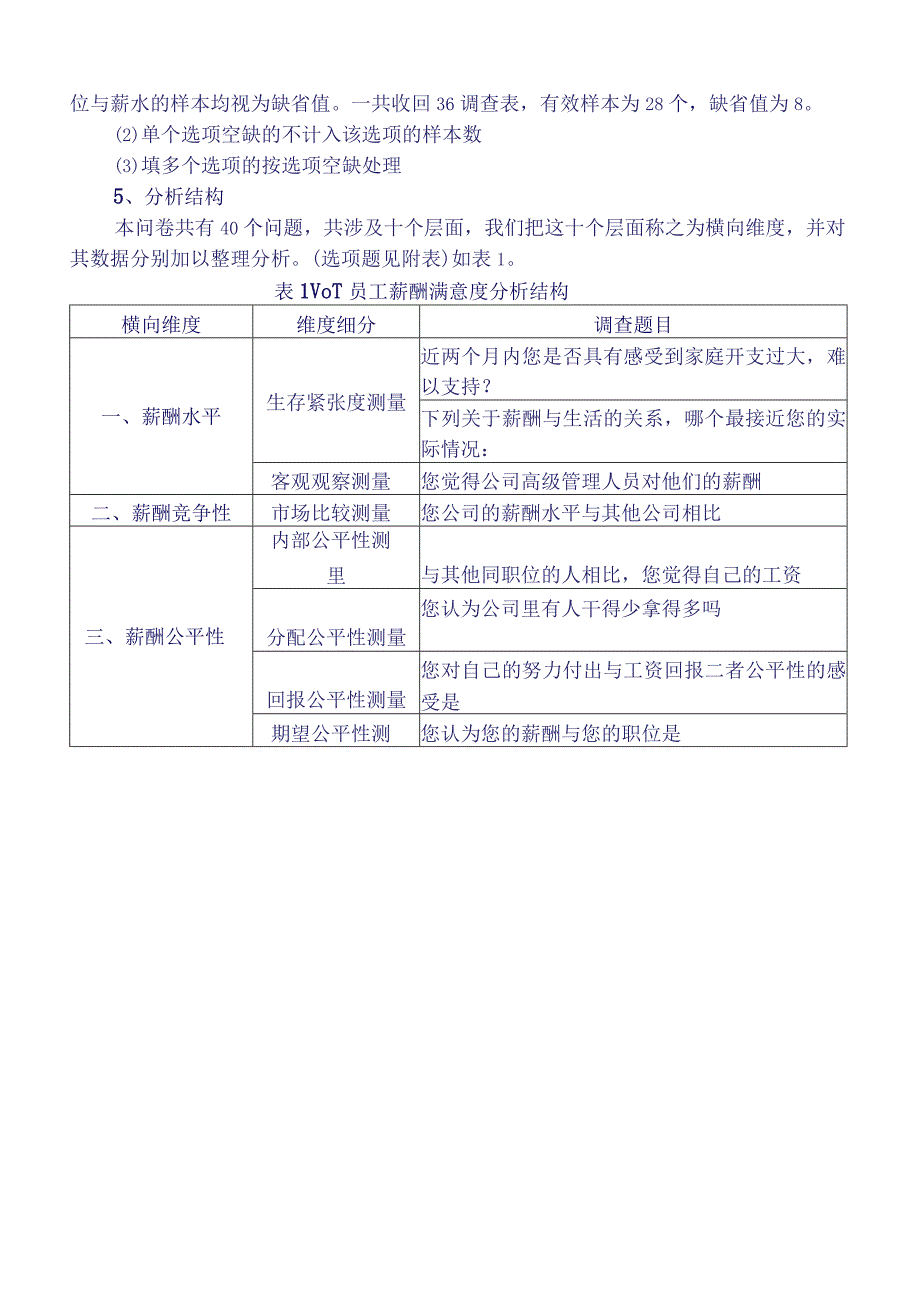 某某公司员工薪酬满意度调查统计分析报告.docx_第3页