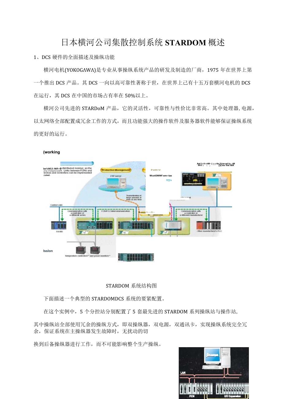 日本横河公司集散控制系统STARDOM概述.docx_第1页