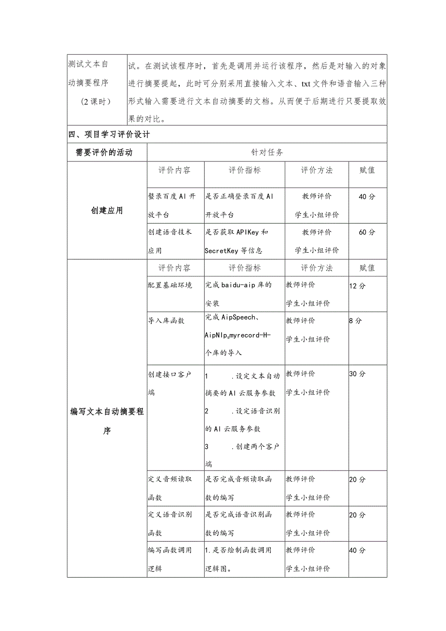 智能语音应用开发教案-教学设计项目8摘要提取：让端侧机器人能想.docx_第3页