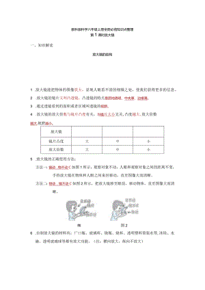 教科版科学六年级上册全册必背知识点整理.docx