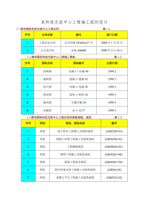 某科技交流中心工程施工组织设计.docx