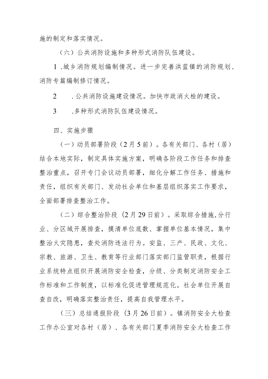 2024年社区《消防安全集中除患攻坚大整治行动》工作方案 5份.docx_第3页