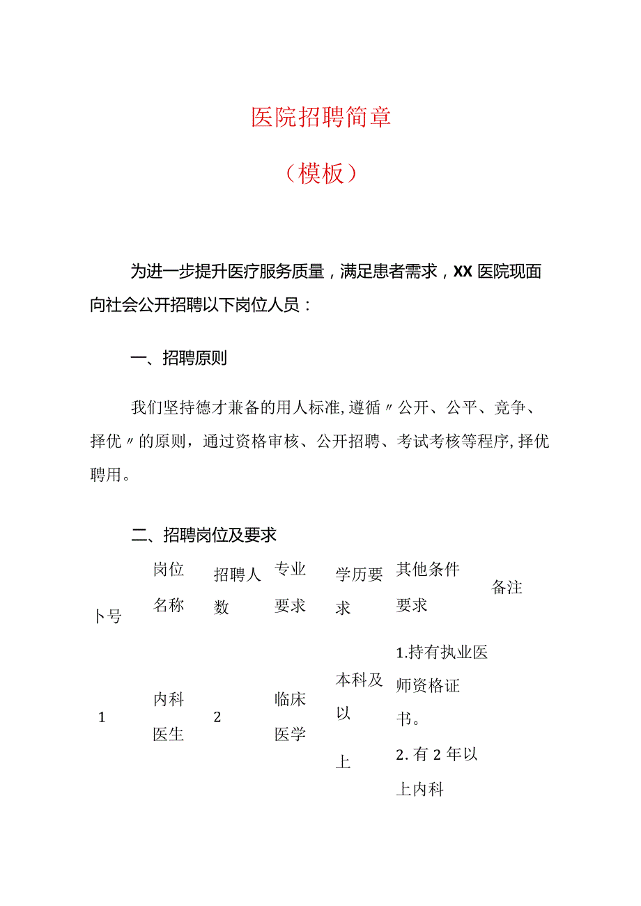 医院招聘简章.docx_第1页