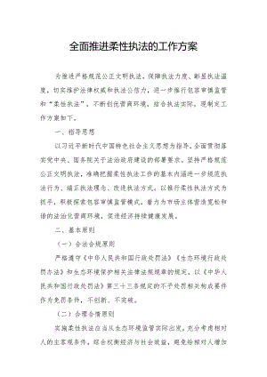 全面推进柔性执法的工作方案.docx