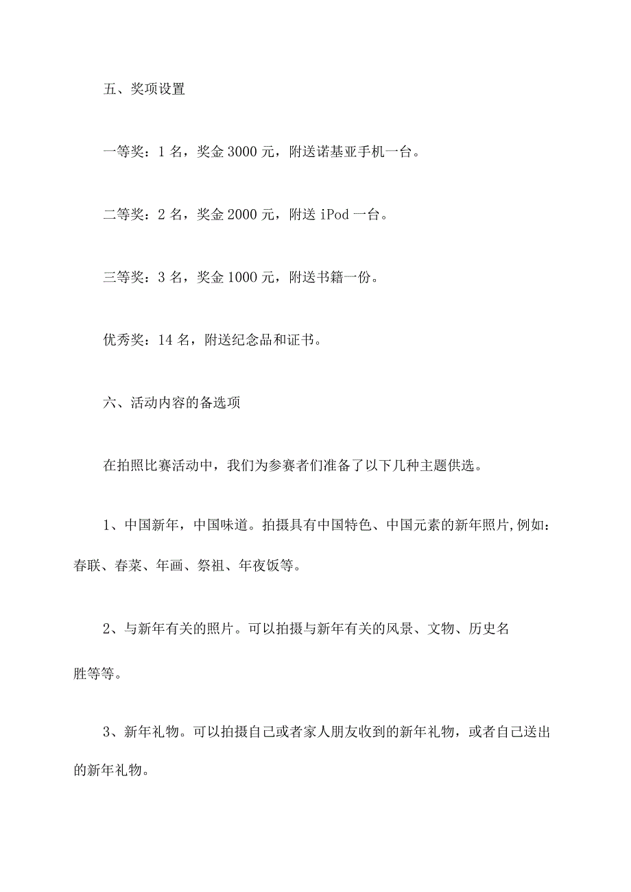 新年拍照比赛活动方案.docx_第3页