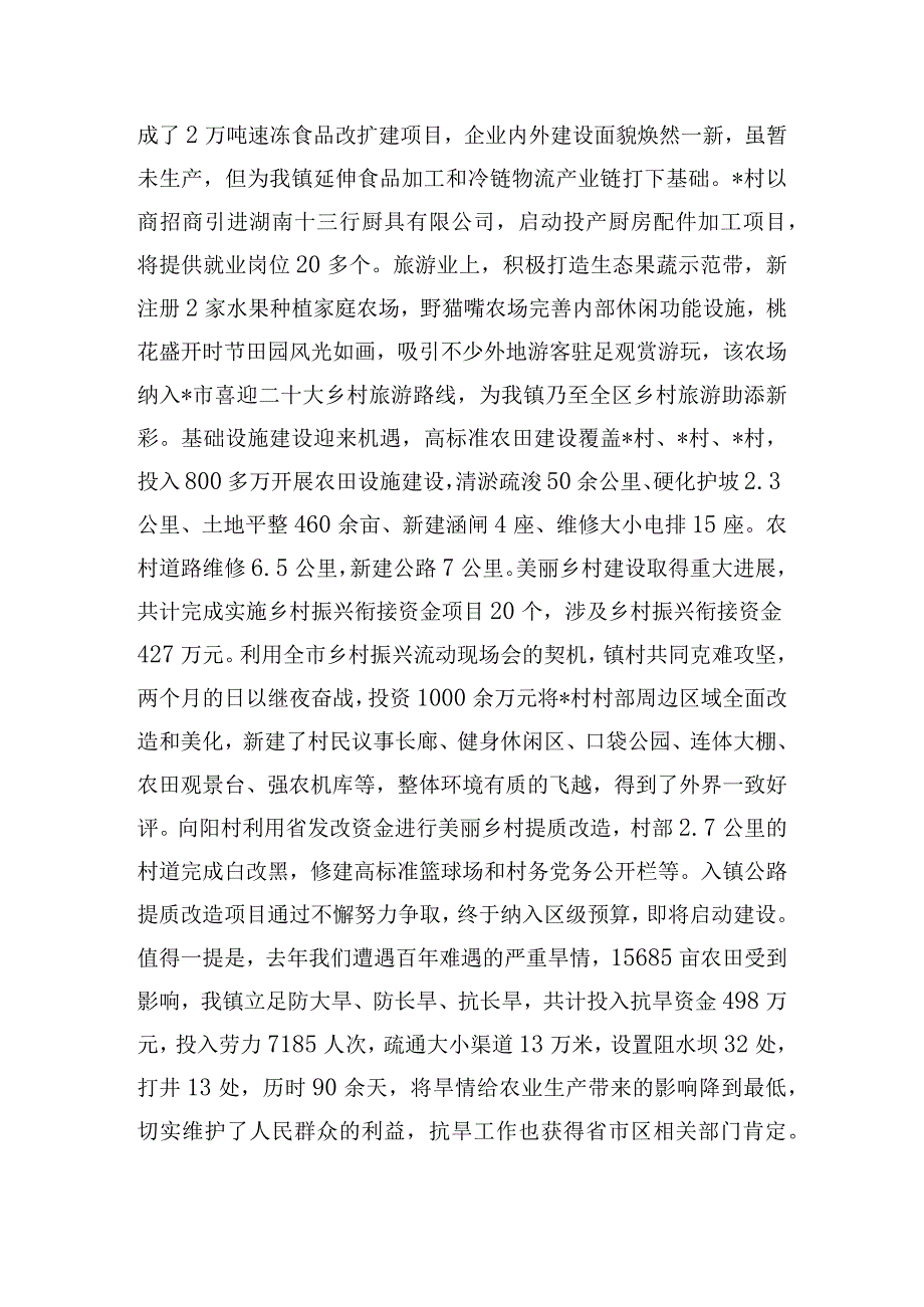 在镇党委经济工作会议上的发言材料.docx_第2页