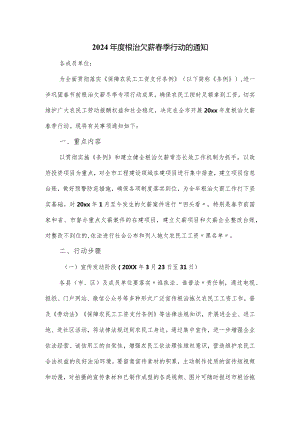 2024年度根治欠薪春季行动的通知.docx