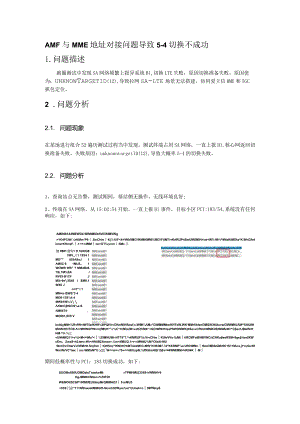 AMF与MME地址对接问题导致5-4切换不成功优化案例.docx