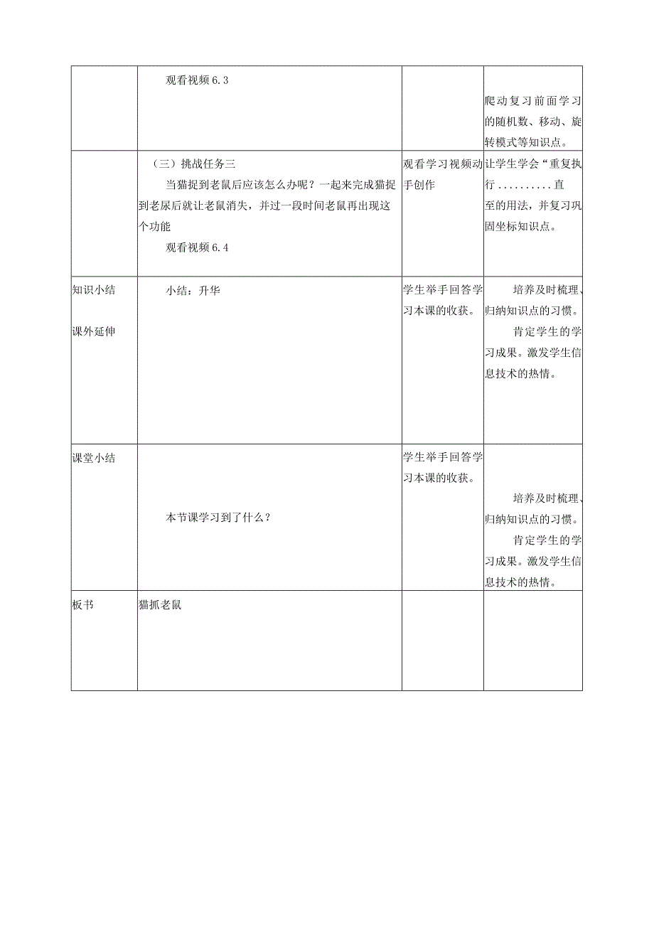 五年级上册信息技术-第6课猫抓老鼠粤教版（B版）教学设计.docx_第2页