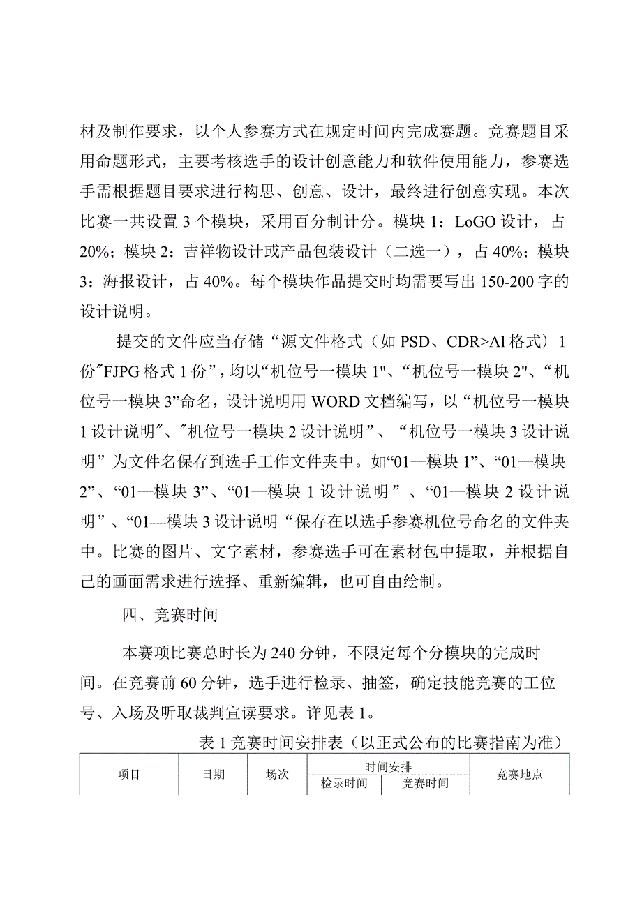 34职业院校技能大赛中职组《计算机平面设计》赛项竞赛规程(001).docx_第2页