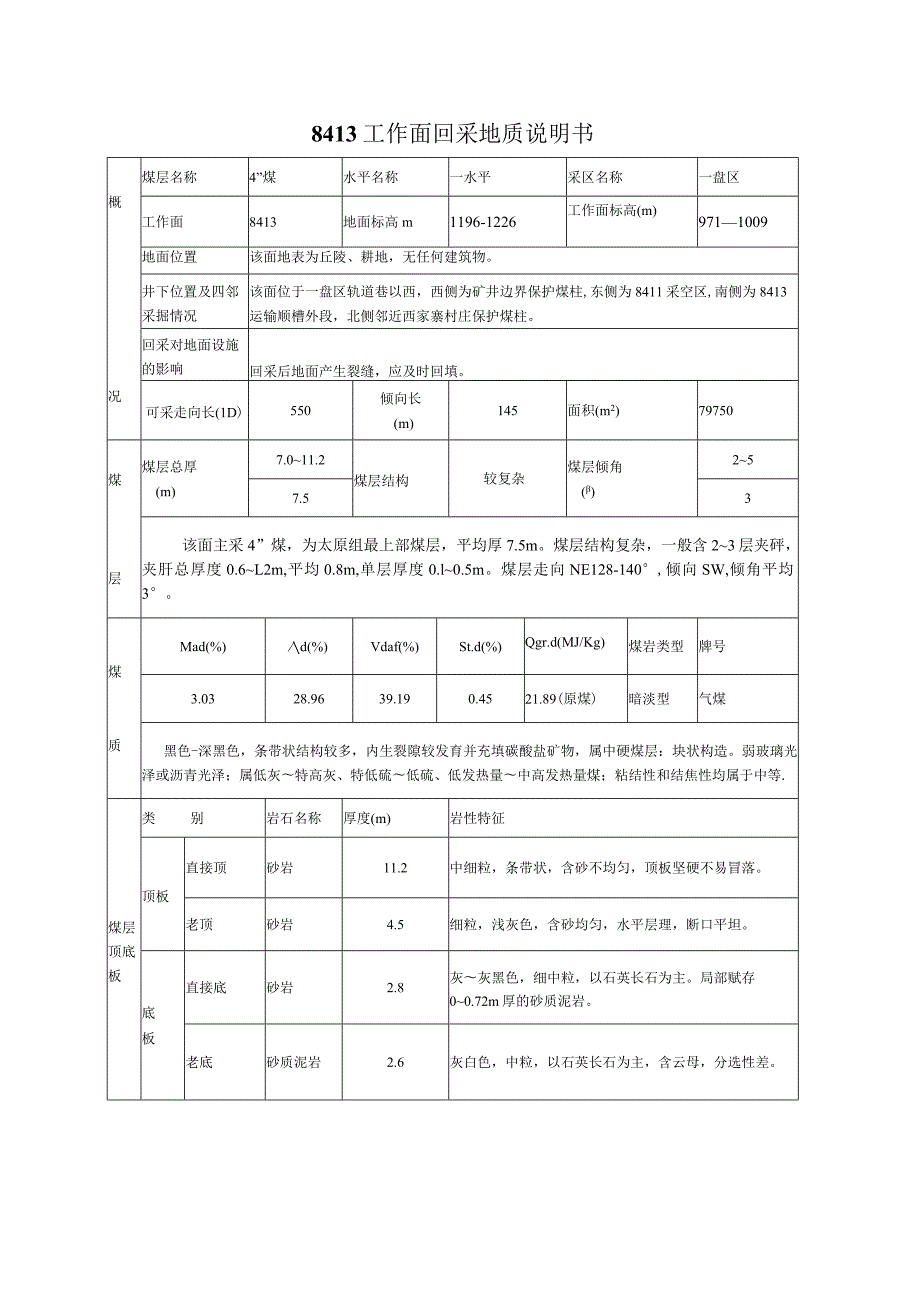 8413工作面回采文字说明书.docx_第2页