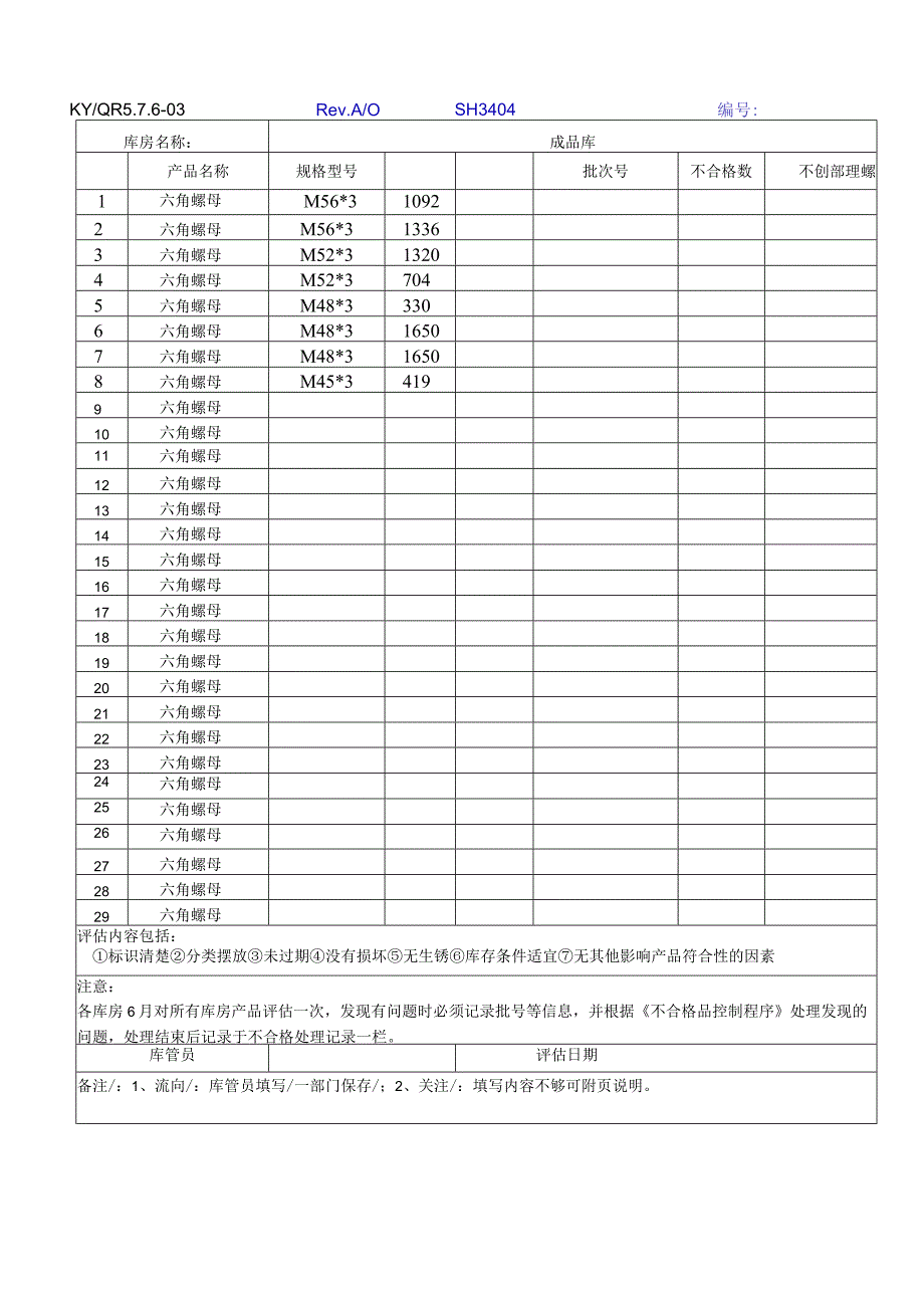 03库存条件定期抽查表.docx_第2页