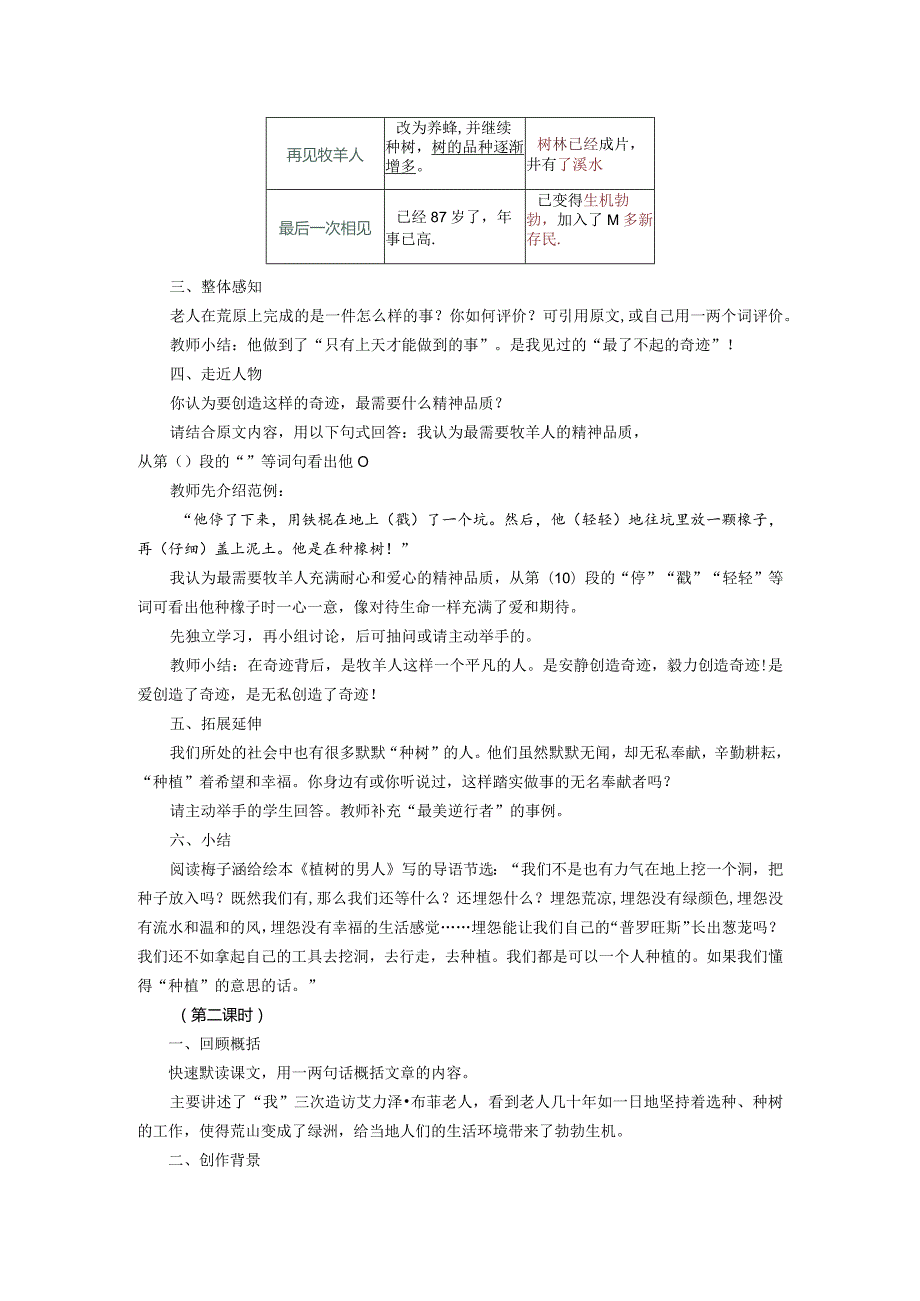 13.植树的牧羊人公开课教案课件教学设计资料.docx_第2页