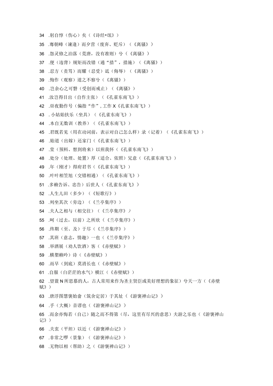 2024备考165个教材重点实词.docx_第2页