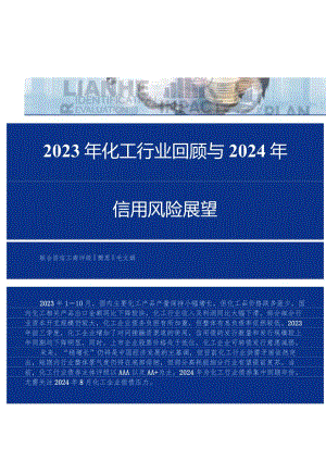 2023年化工行业回顾与2024年信用风险展望_市场营销策划_重点报告202301202_doc.docx