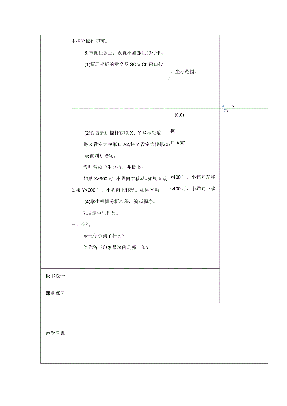 五年级全册信息技术教案（表格式）-第17课小猫抓鱼苏科版.docx_第2页