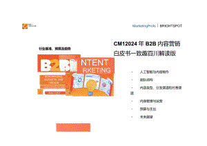 CMI2024年B2B内容营销白皮书.docx