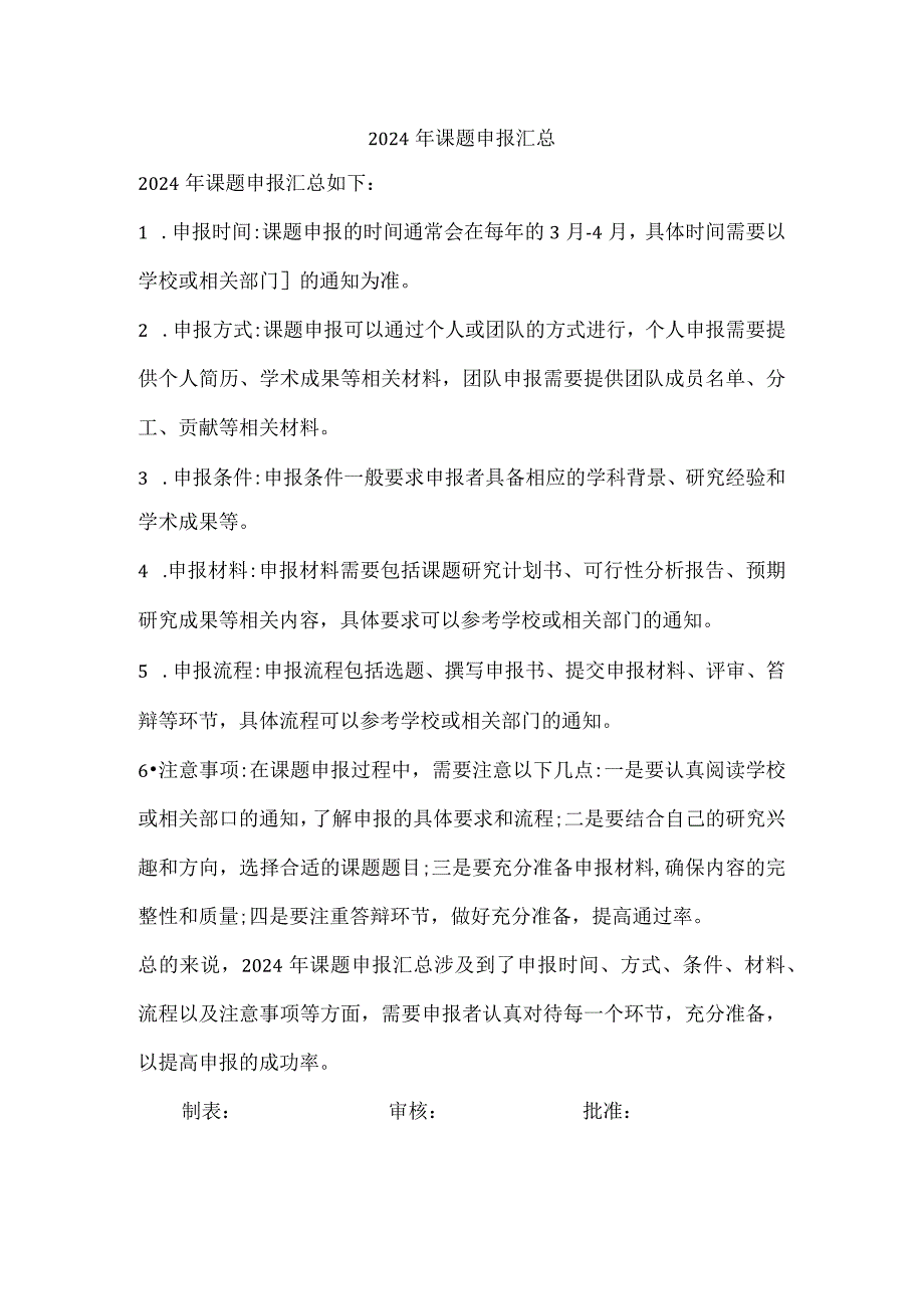 2024年课题申报汇总.docx_第1页