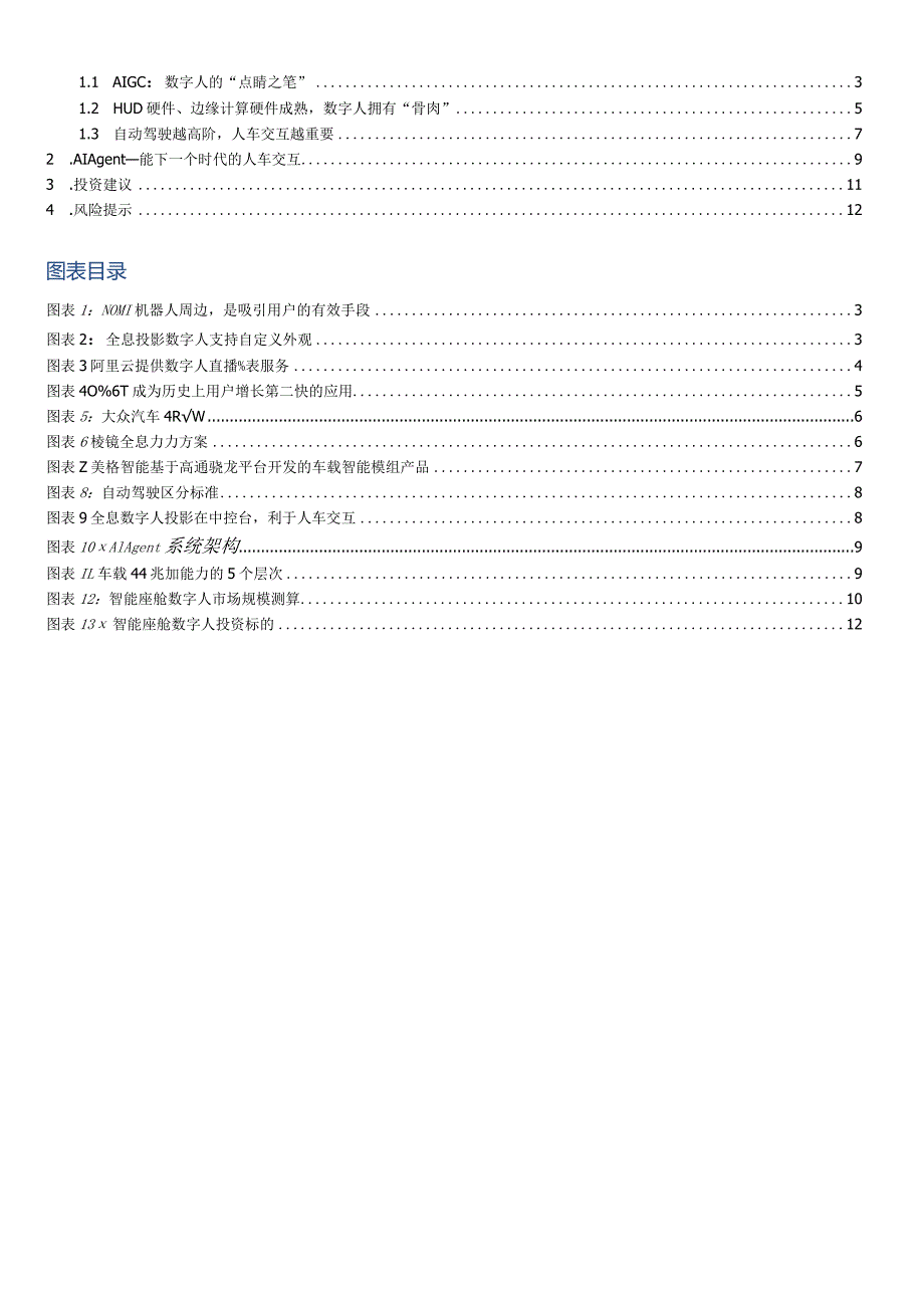 【数字人报告】通信行业专题研究：车载全息数字人——AIAgent新场景全息投影新方向-202311.docx_第2页