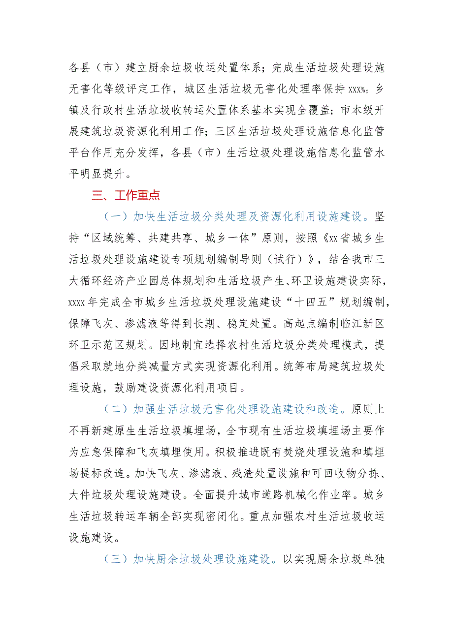 XX市城乡生活垃圾处理设施建设三年推进方案（2021—2023年）.docx_第2页