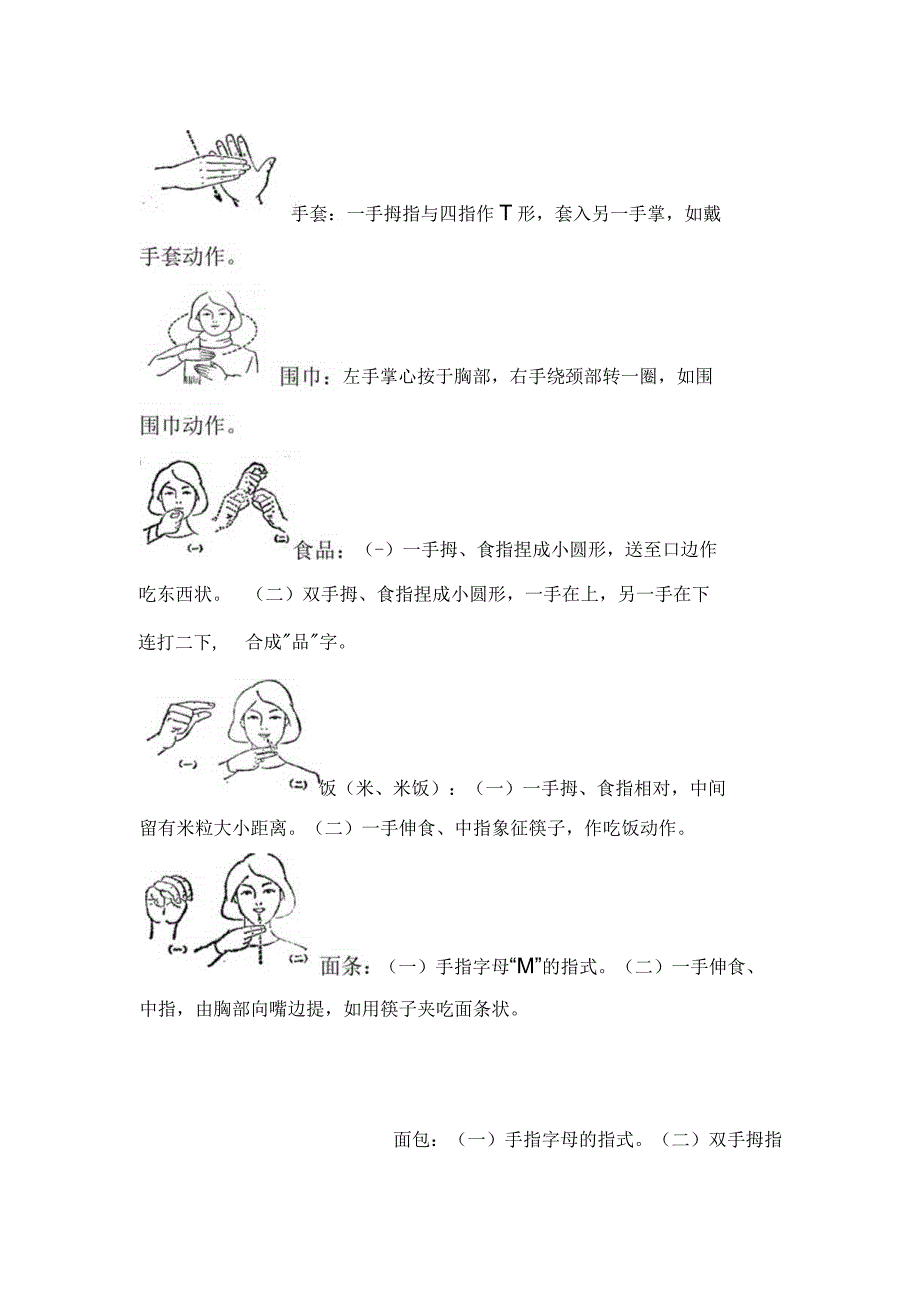 手语培训第二章衣物食品日用品.docx_第2页