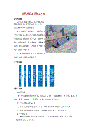 建筑屋面工程施工方案.docx