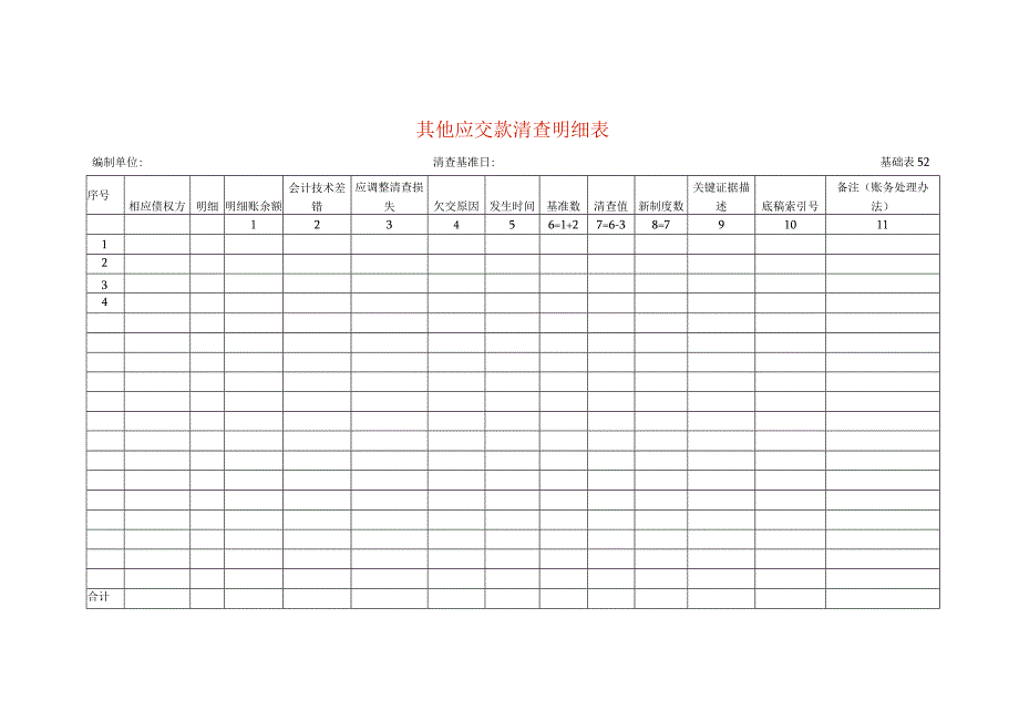 其他应交款清查工作底稿明细表.docx_第1页