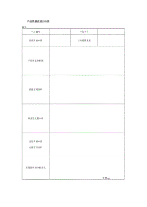 产品质量改进分析表.docx