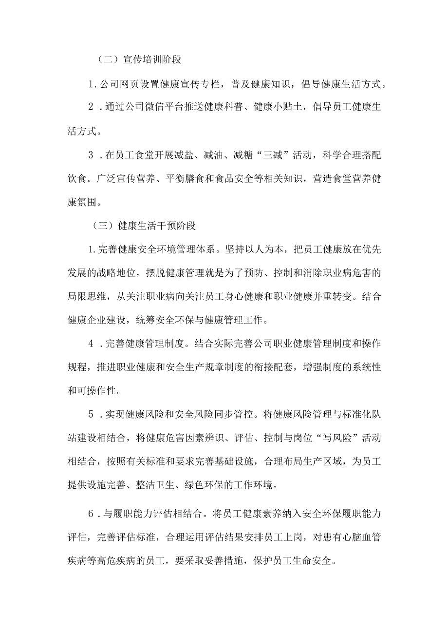 公司健康企业建设实施方案.docx_第2页