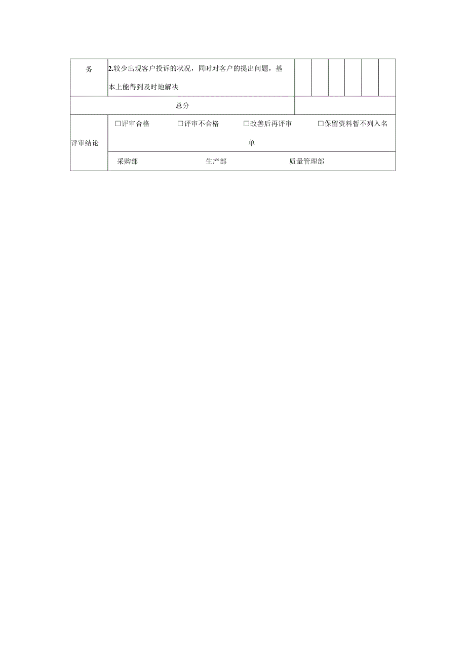 质量控制执行供应商考核评级表.docx_第2页