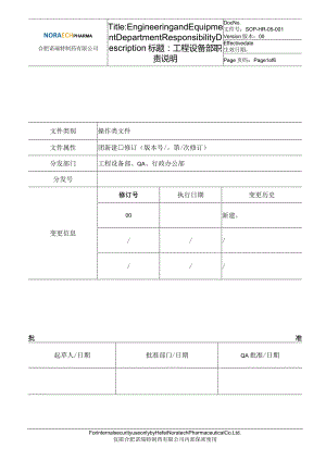 SOP-HR-05-001 工程设备部职责说明.docx