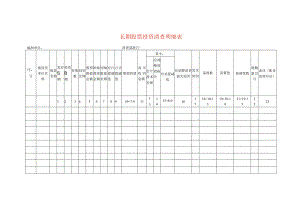 长期股票投资清查工作底稿明细表.docx