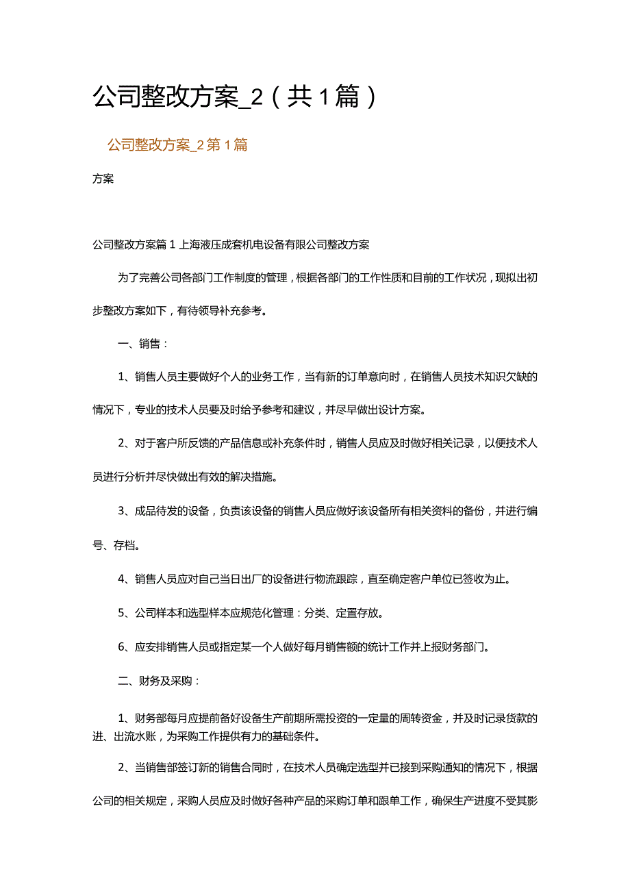 公司整改方案_2.docx_第1页