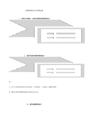 景观园林设计收费标准.docx