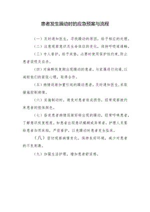 患者发生躁动时的应急预案与流程.docx