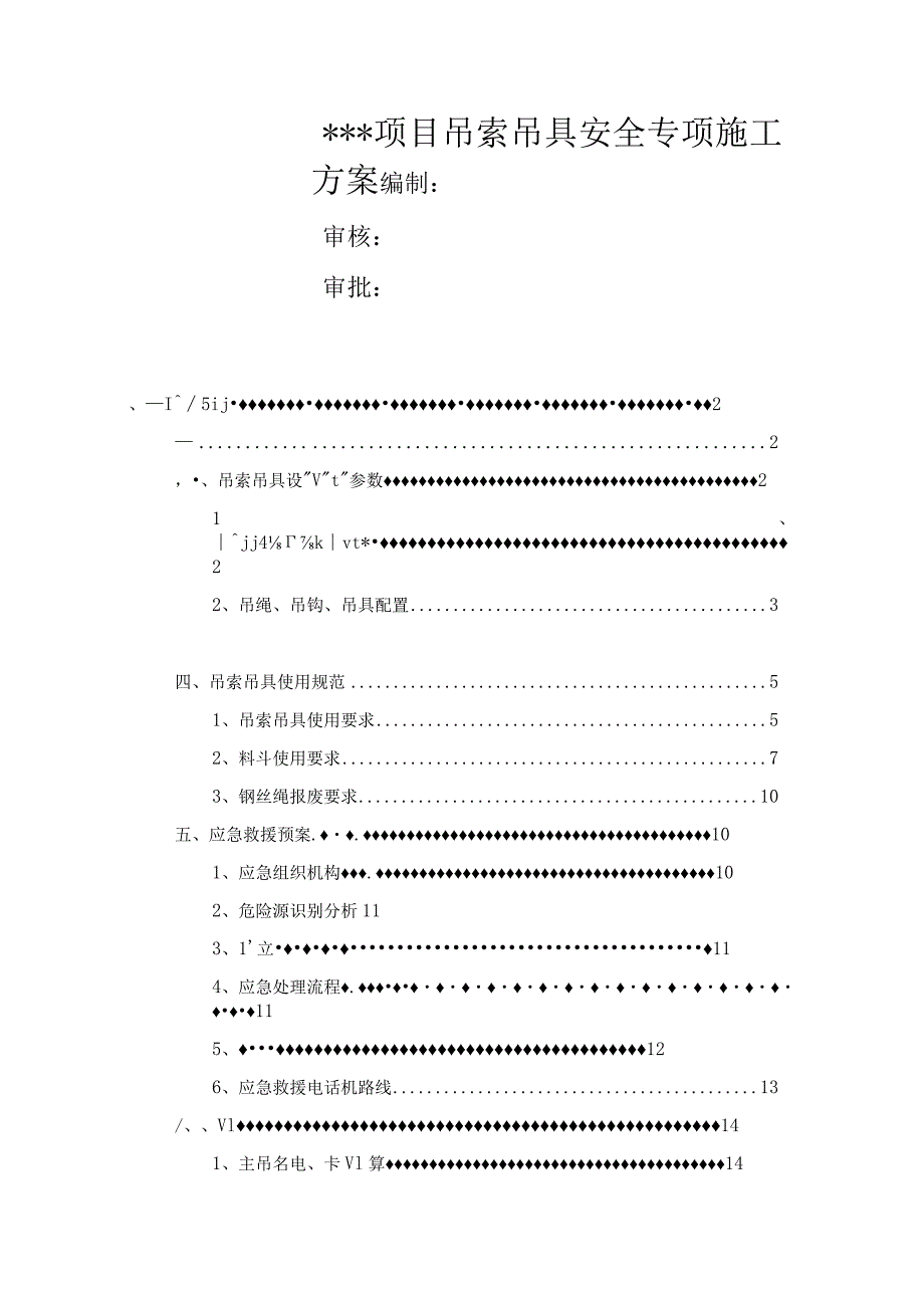 吊索吊具安全专项施工方案.docx_第1页