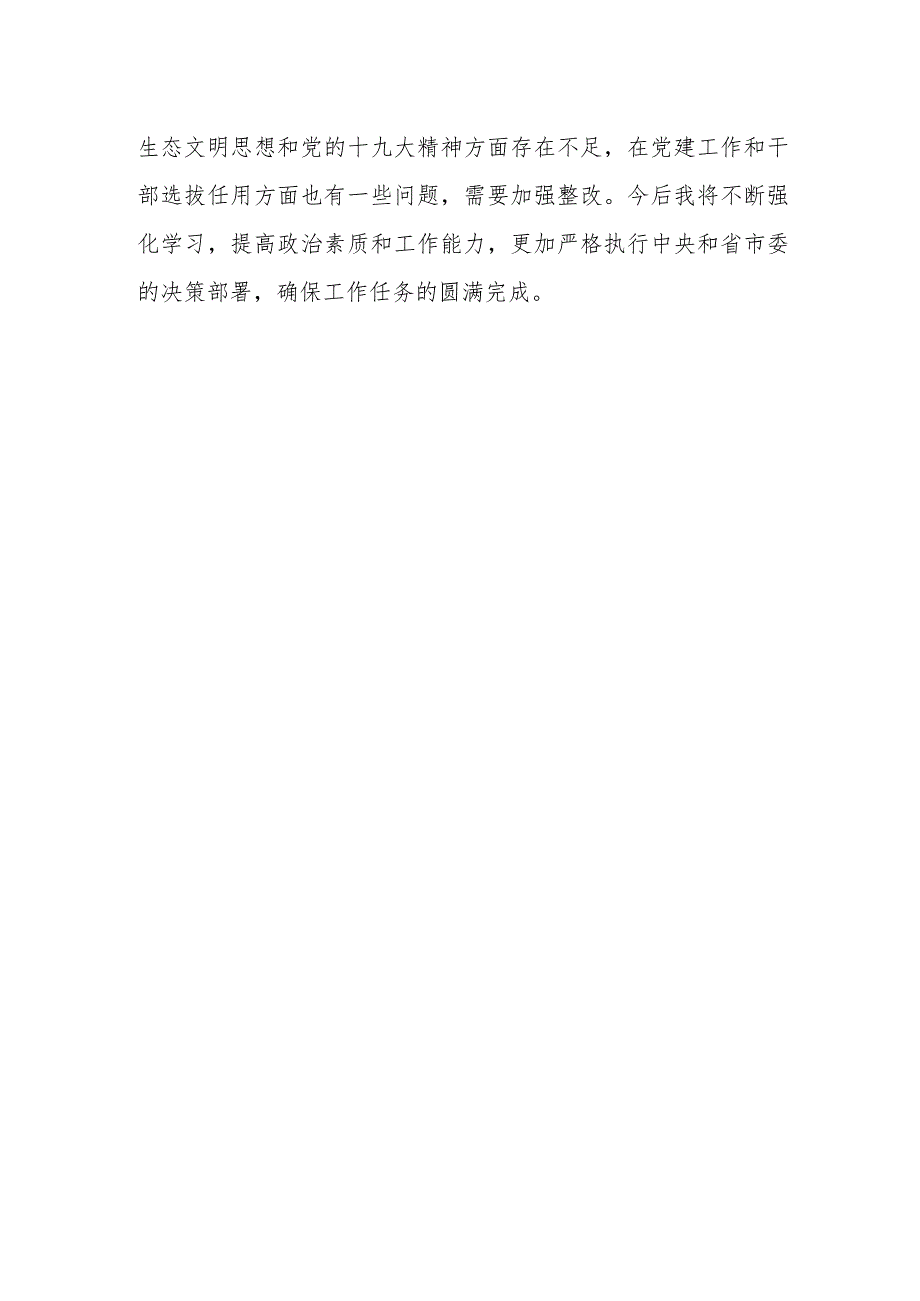 生态环境局党组成员总工巡视整改专题民主生活会发言材料.docx_第3页