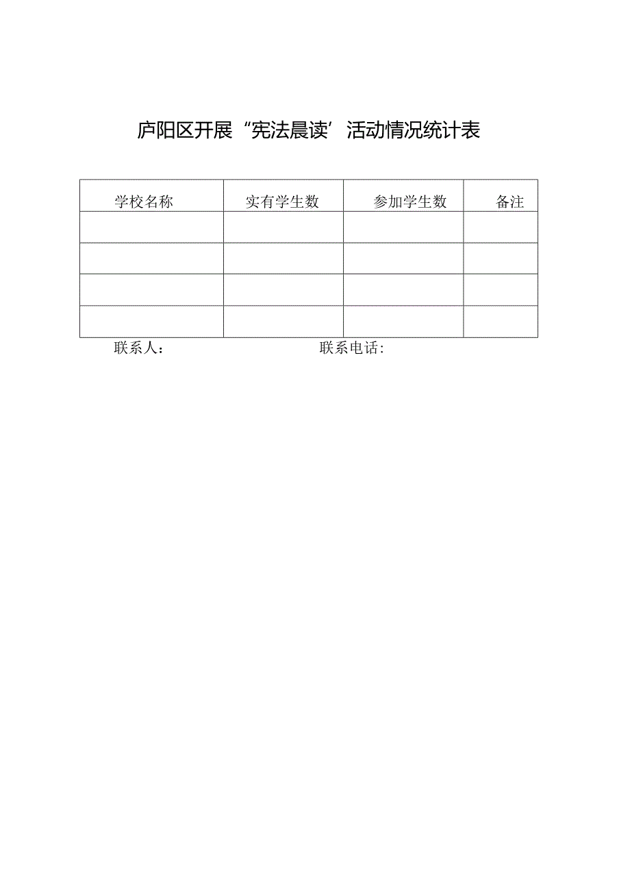 庐阳区开展“宪法晨读”活动情况统计表.docx_第1页