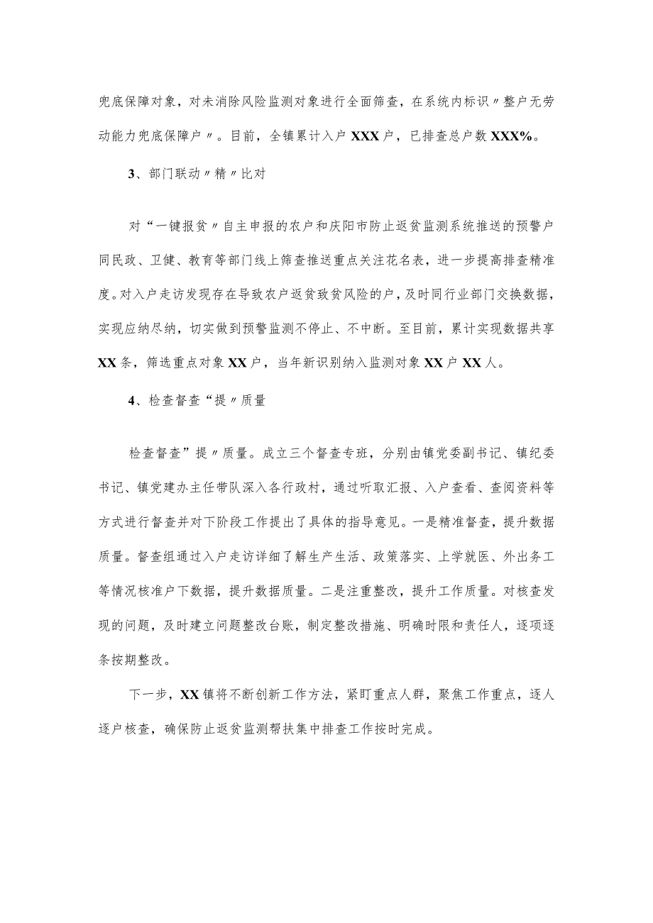 强化四项措施扎实做好防止返贫监测帮扶集中排查工作材料.docx_第2页