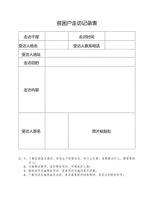 贫困户走访记录表.docx