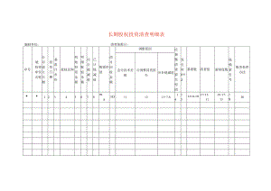 长期股权投资清查工作底稿明细表.docx