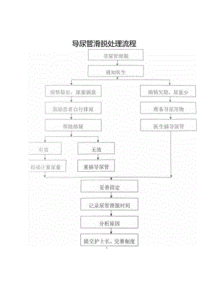 导尿管滑脱处理流程.docx