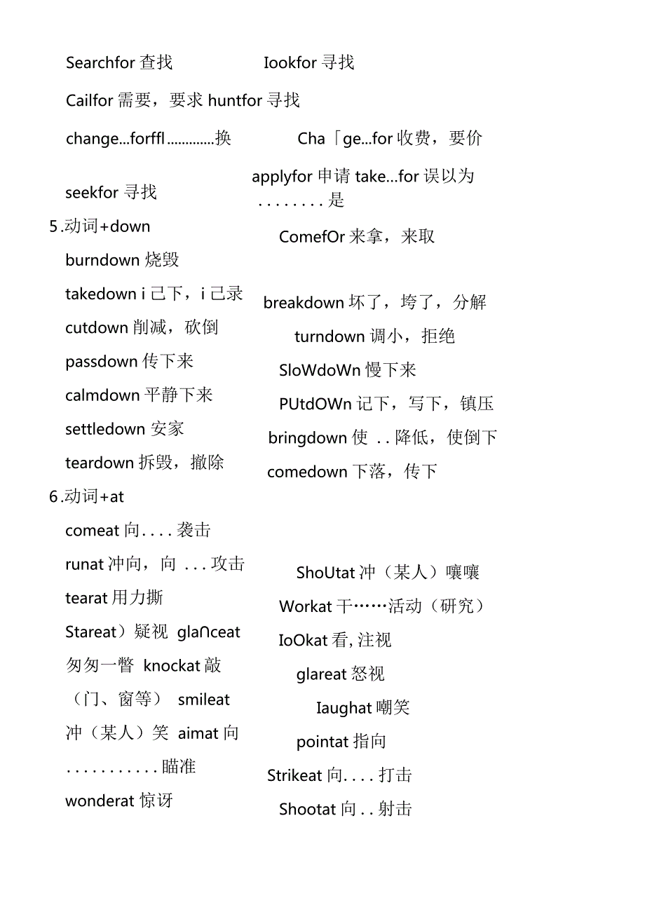 动词和介词搭配的短语.docx_第2页