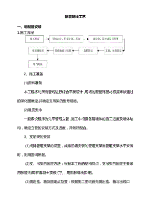 配管配线工艺.docx