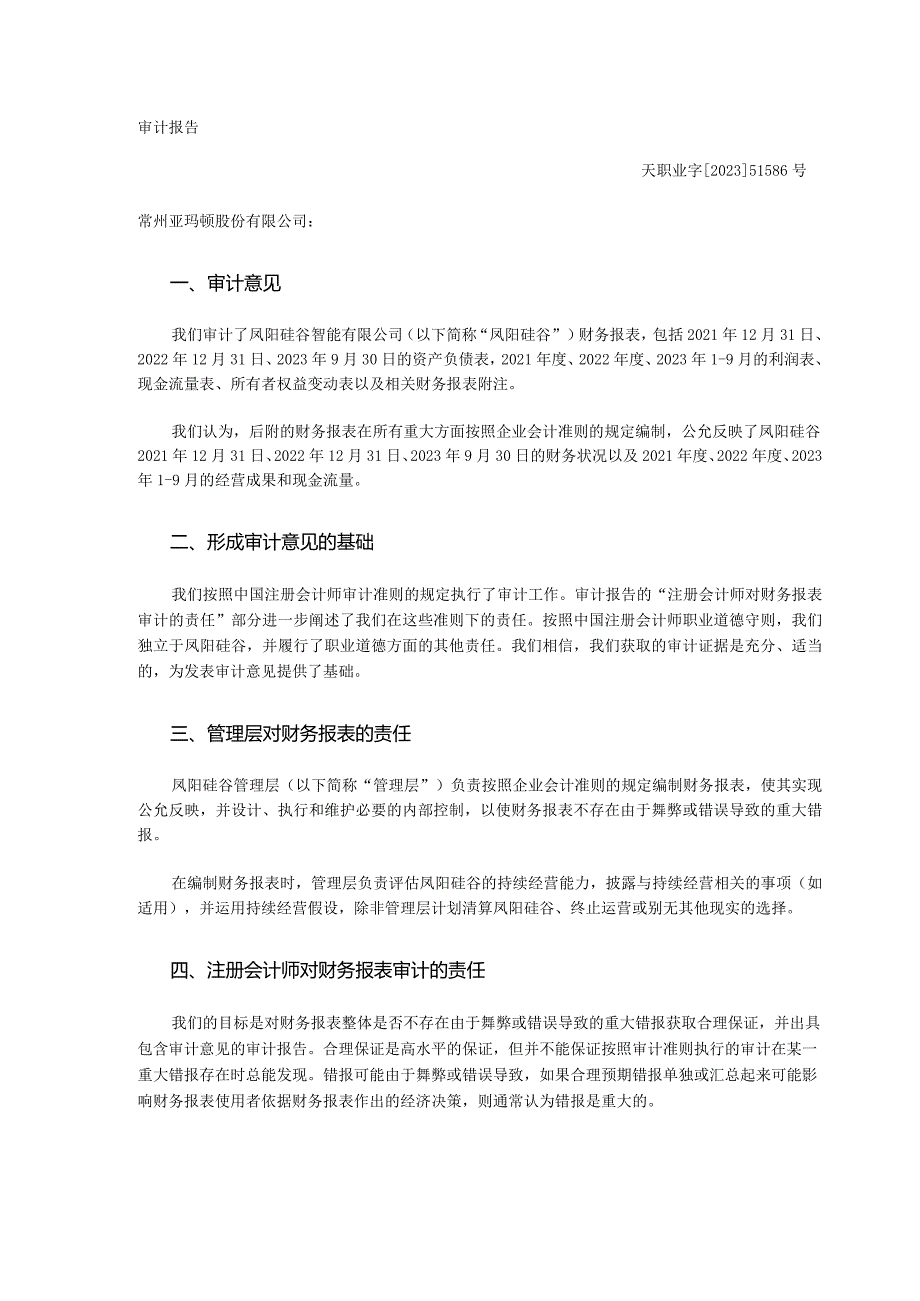 亚玛顿：凤阳硅谷审计报告.docx_第2页