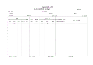 施表-94 地质剖面观测记录表.docx