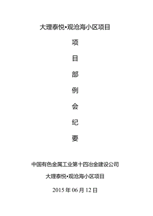 项目部例会纪要2015-06-12.docx