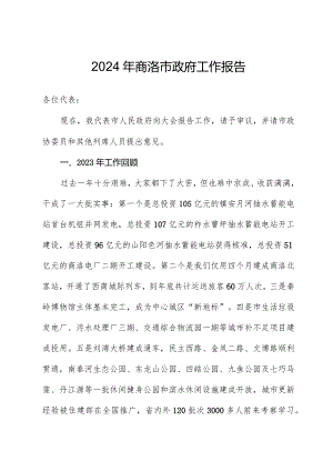 2024年商洛市政府工作报告.docx