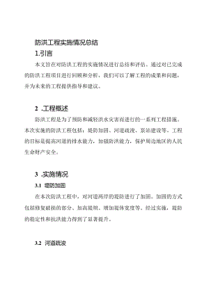 防洪工程实施情况总结.docx