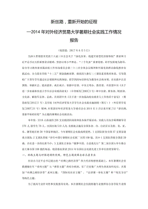 2014暑期社会实践工作总结.docx